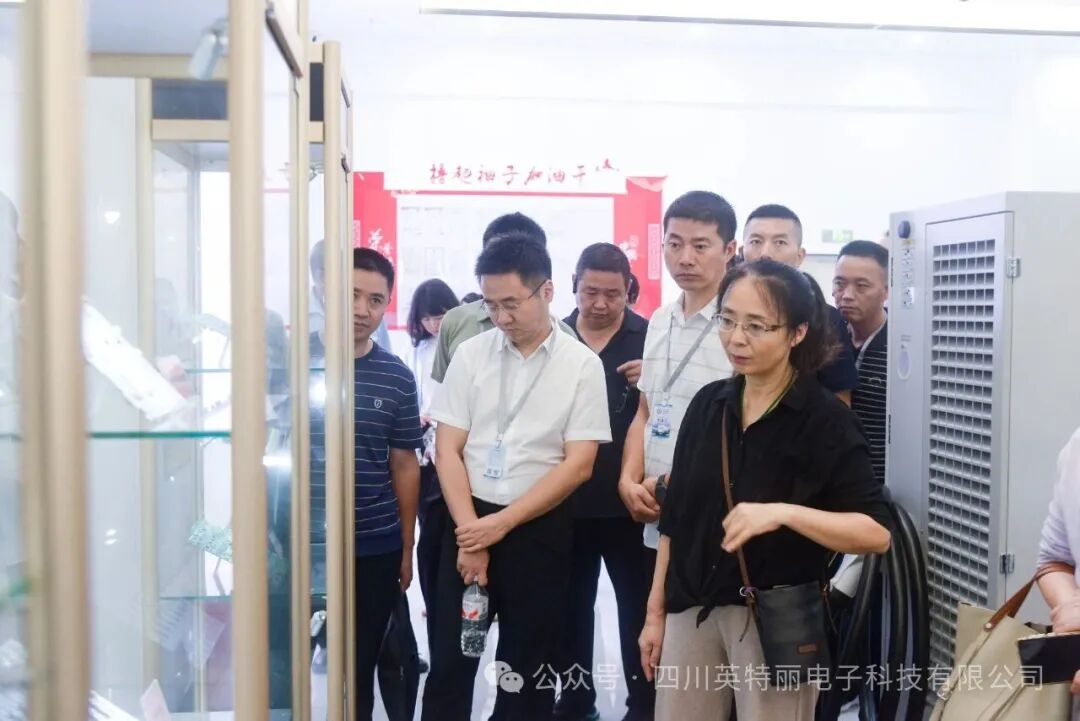探访智能制造标杆：四川百名公务员走进英特丽电子"取经"(图3)