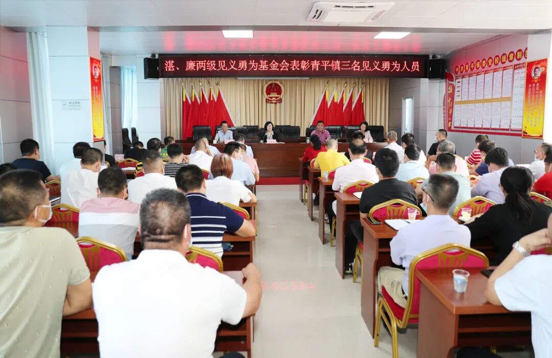 青平镇3名见义勇为人员获表彰 - 廉江市人民政府网站