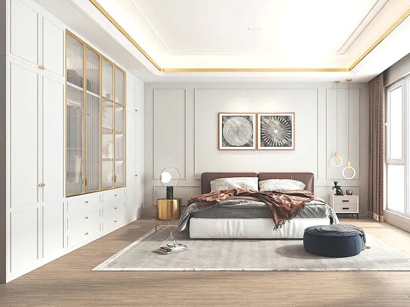 153㎡的绝美轻奢简欧风，朋友参观完不想走了！