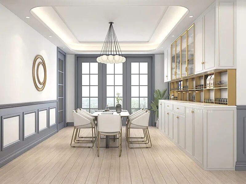 153㎡的绝美轻奢简欧风，朋友参观完不想走了！