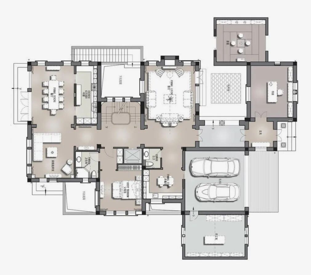 280㎡唯美轻奢别墅，演绎较舒适的优雅~