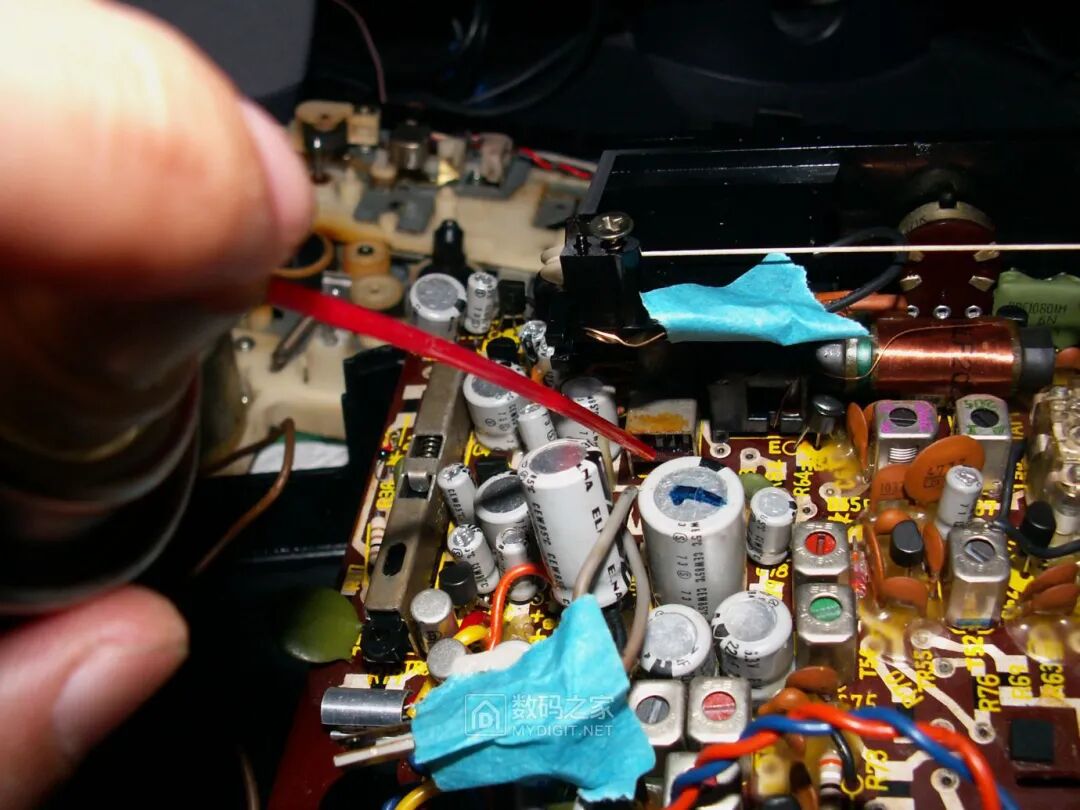 拆解松下老古董收录机，分析50年前的电路设计的图63