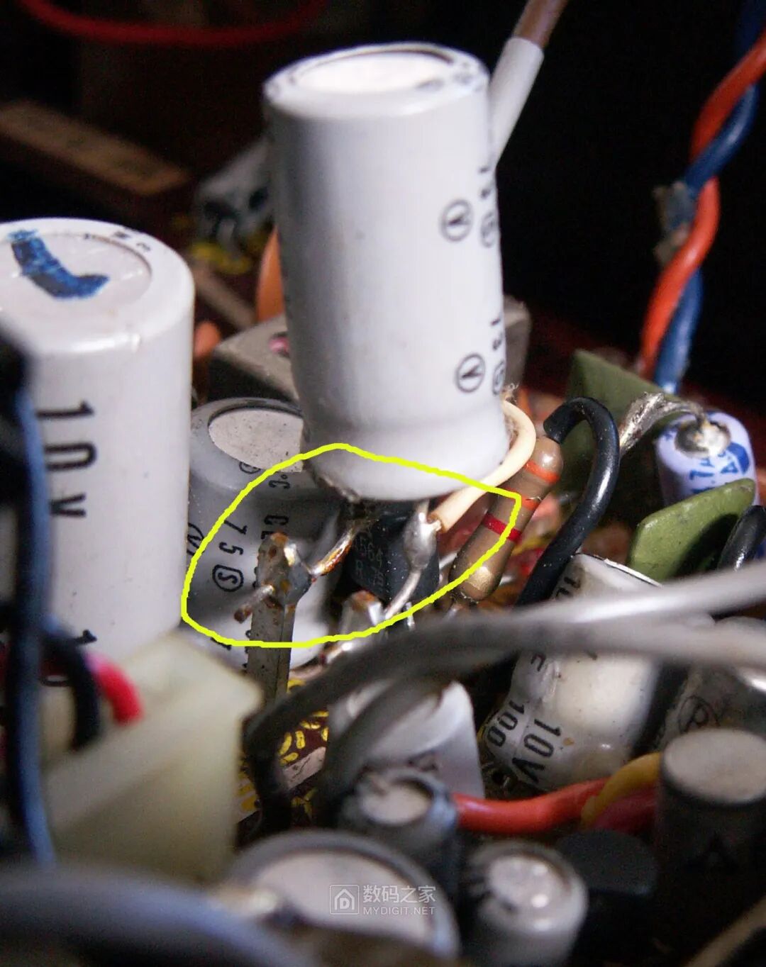 拆解松下老古董收录机，分析50年前的电路设计的图52