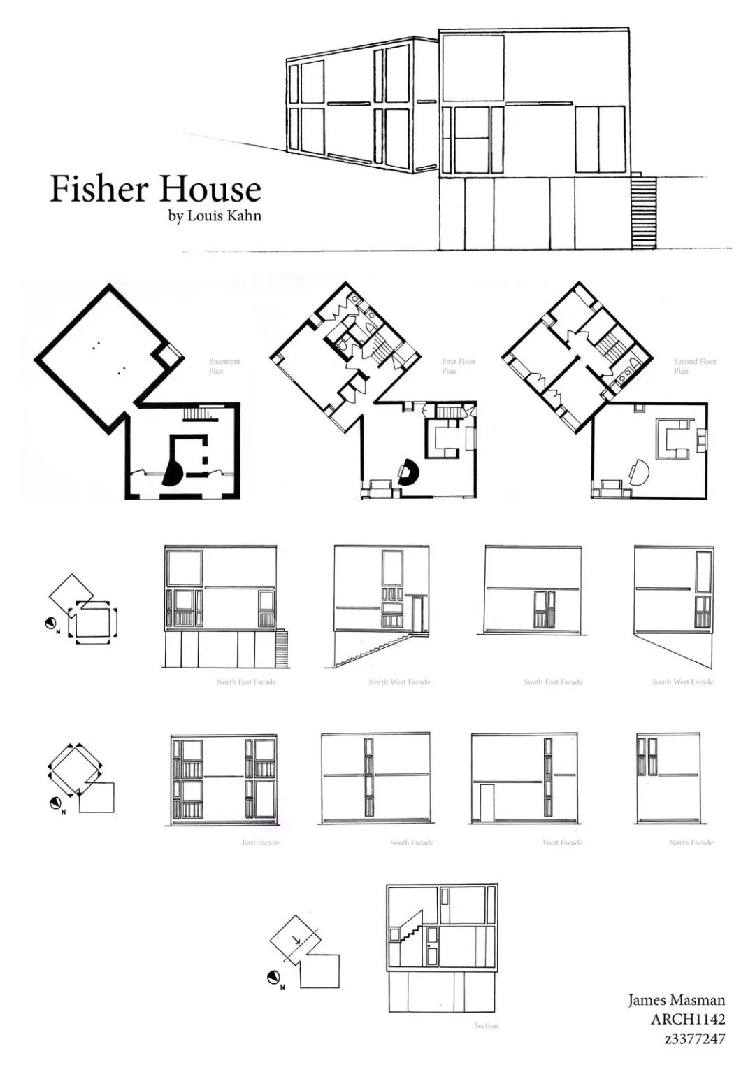 费舍尔住宅建筑分析图片