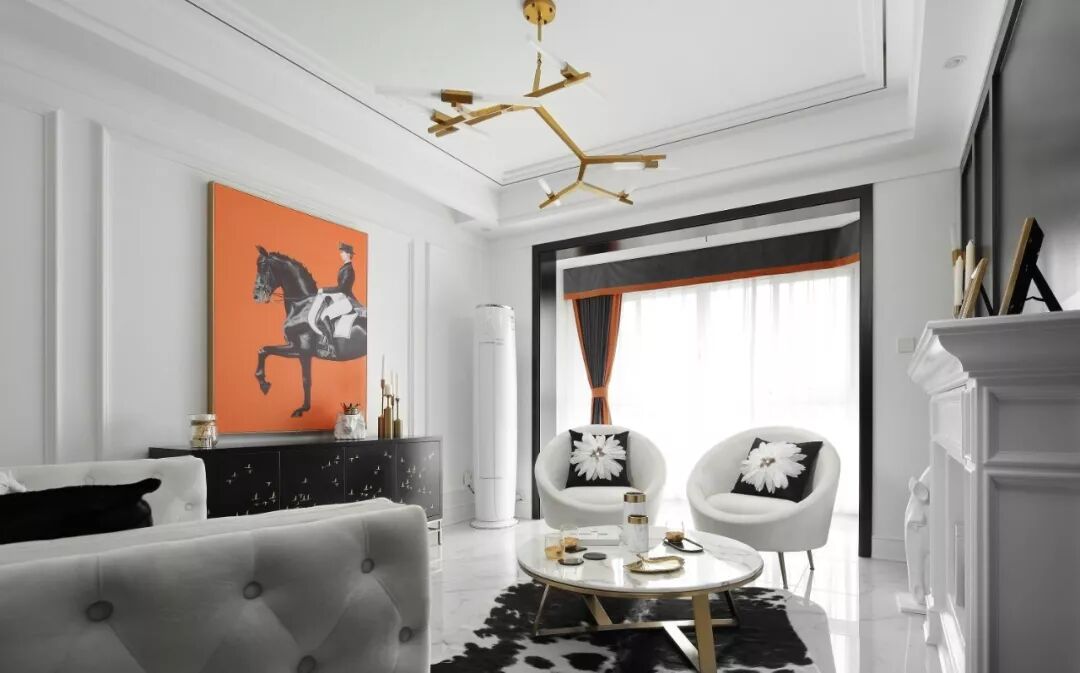 轻奢风，黑白+金混搭出的效果如此惊艳