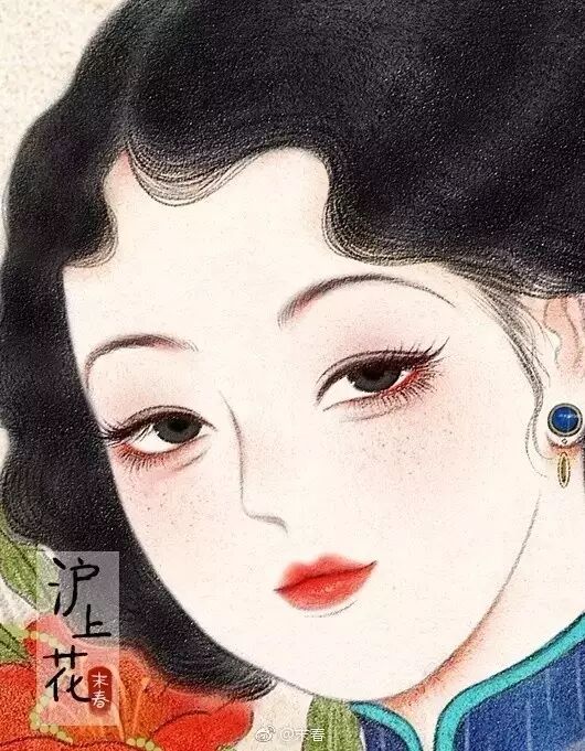 她笔下的民国旗袍美人,美的风情万种,惊艳了岁月