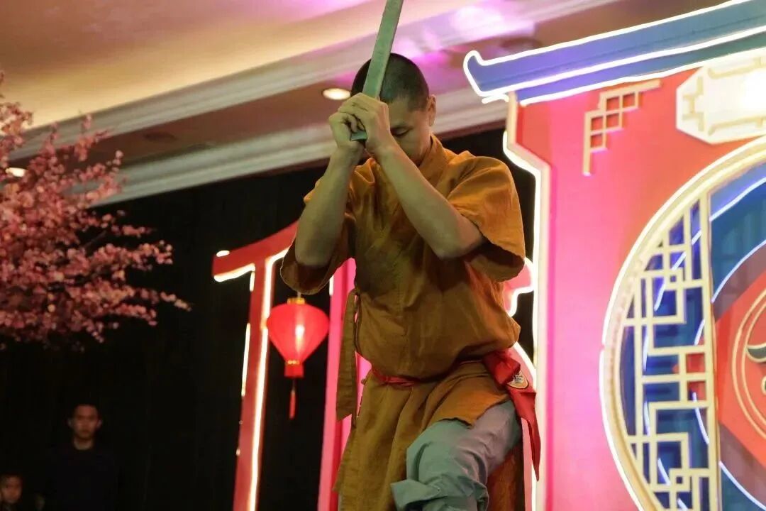 Kung Fu Shaolin ditampilkan oleh Shaolin Xiu Cultural Center Indonesia (Foto: Kedubes Tiongkok)