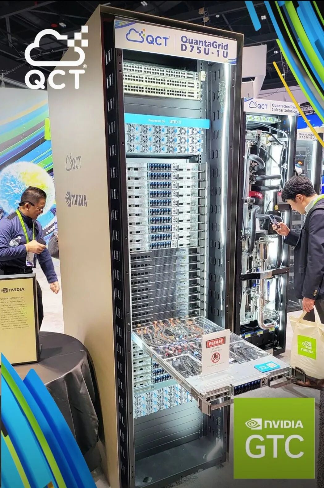 雲達在GTC 2025展示由NVIDIA加速的全新系統。雲達／提供