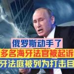 俄罗斯动手了！对普京发出逮捕令的多名法官被起诉，海牙法庭被列为打击目标！