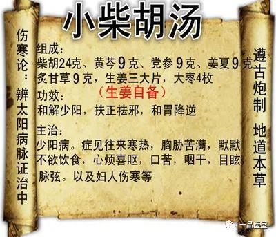 小柴胡汤的方义分析 一品医堂 微信公众号文章阅读 Wemp