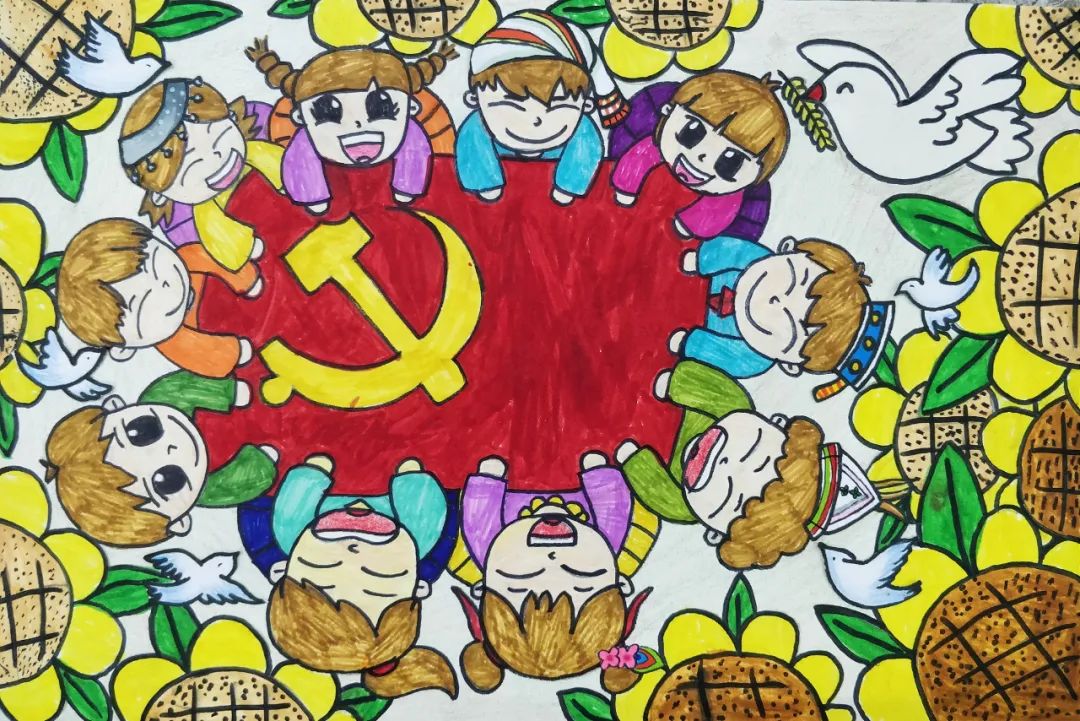 民族团结进步绘画比赛获奖作品展示十