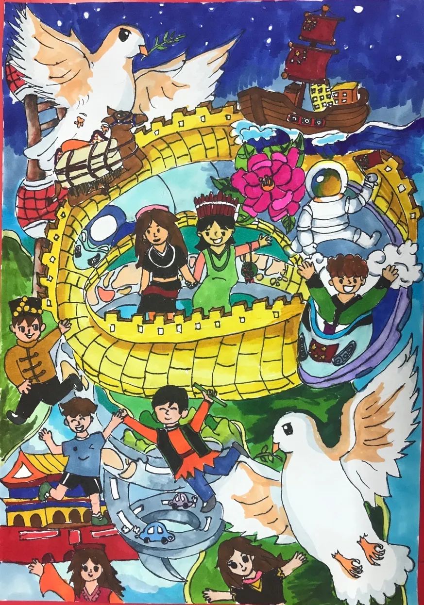 民族团结进步绘画比赛获奖作品展示十二