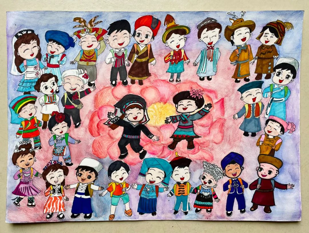 民族团结进步绘画比赛获奖作品展示十二