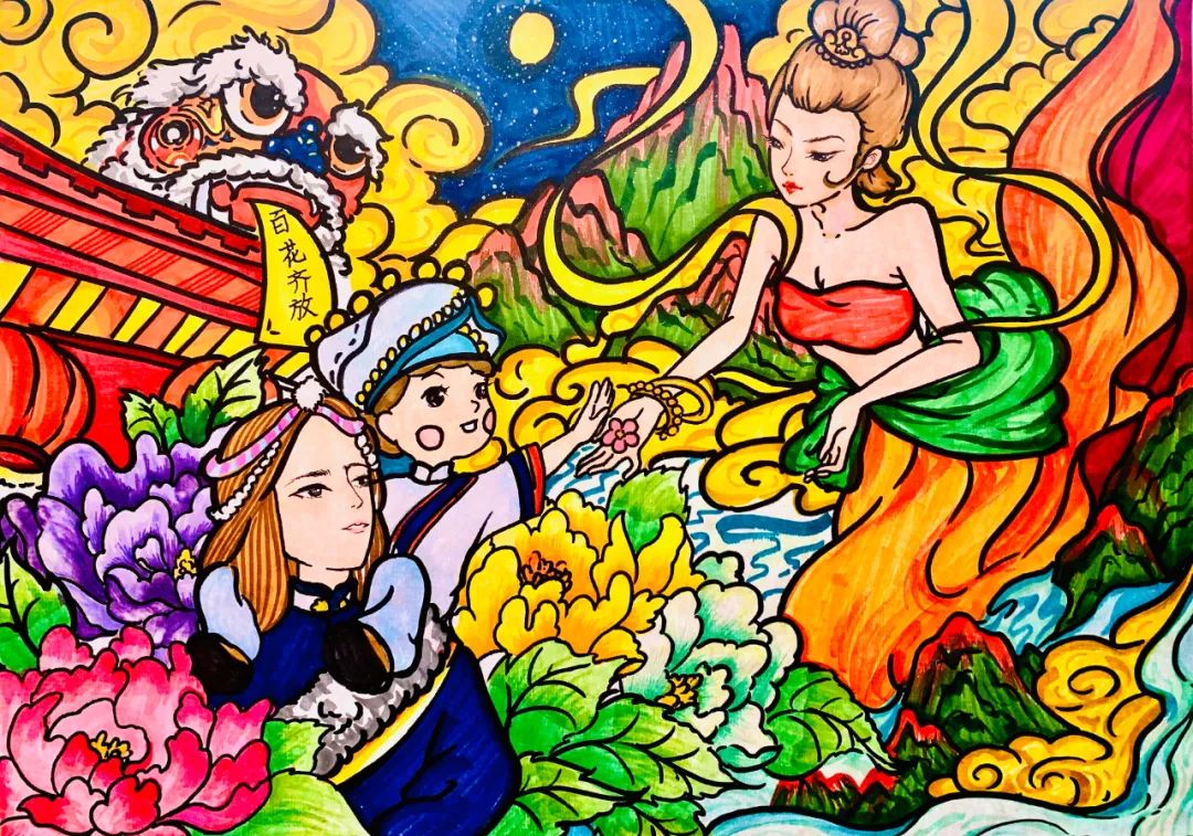 民族团结进步绘画比赛获奖作品展示八