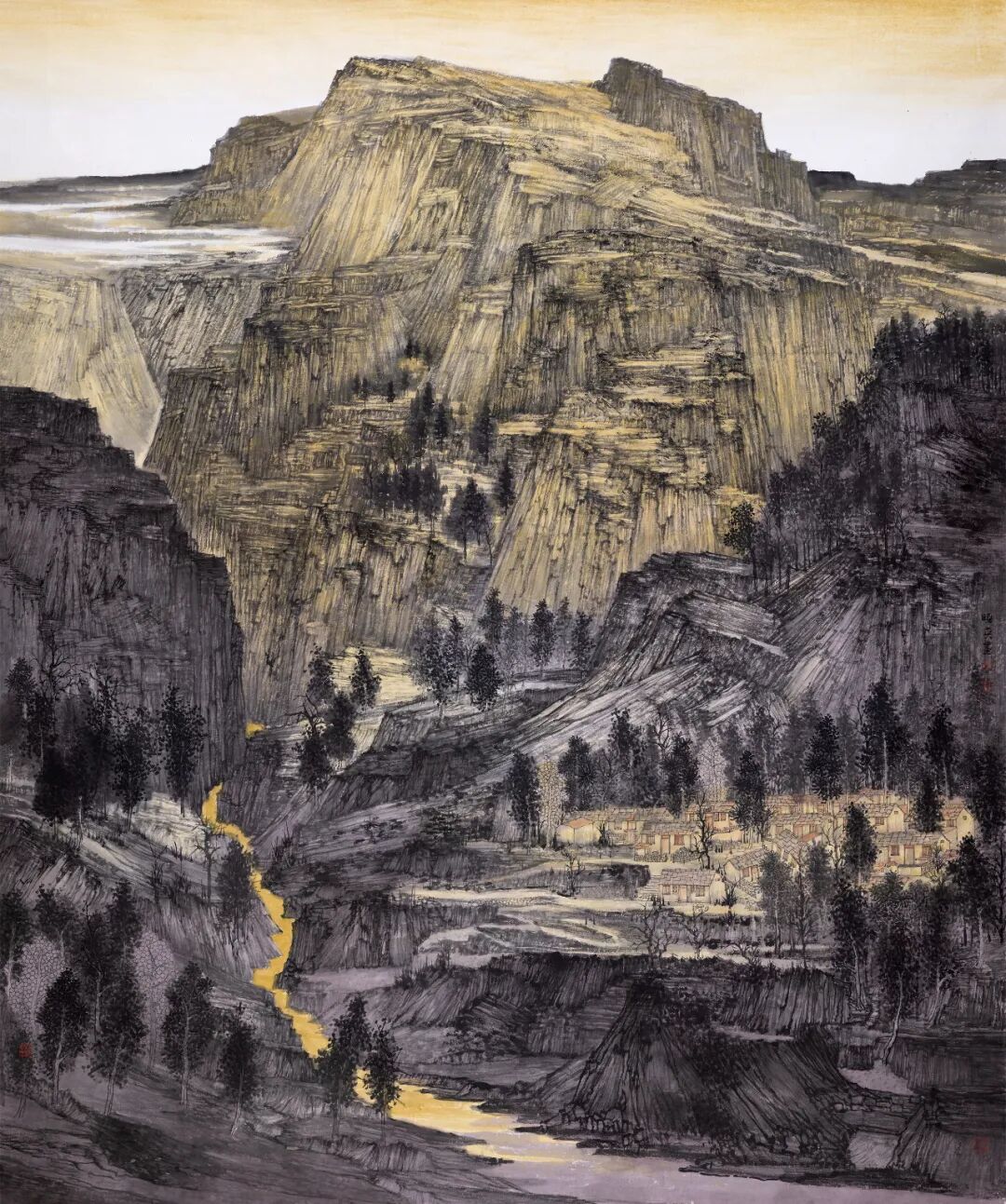 太仓画展丨陈晓英的山水画意韵起情怀生