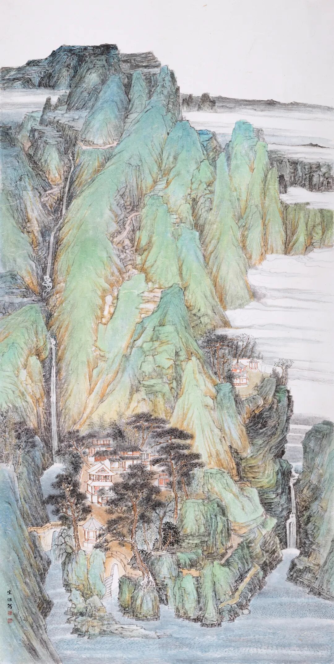 国画名家丨胡生旺山水画的传统与诗意