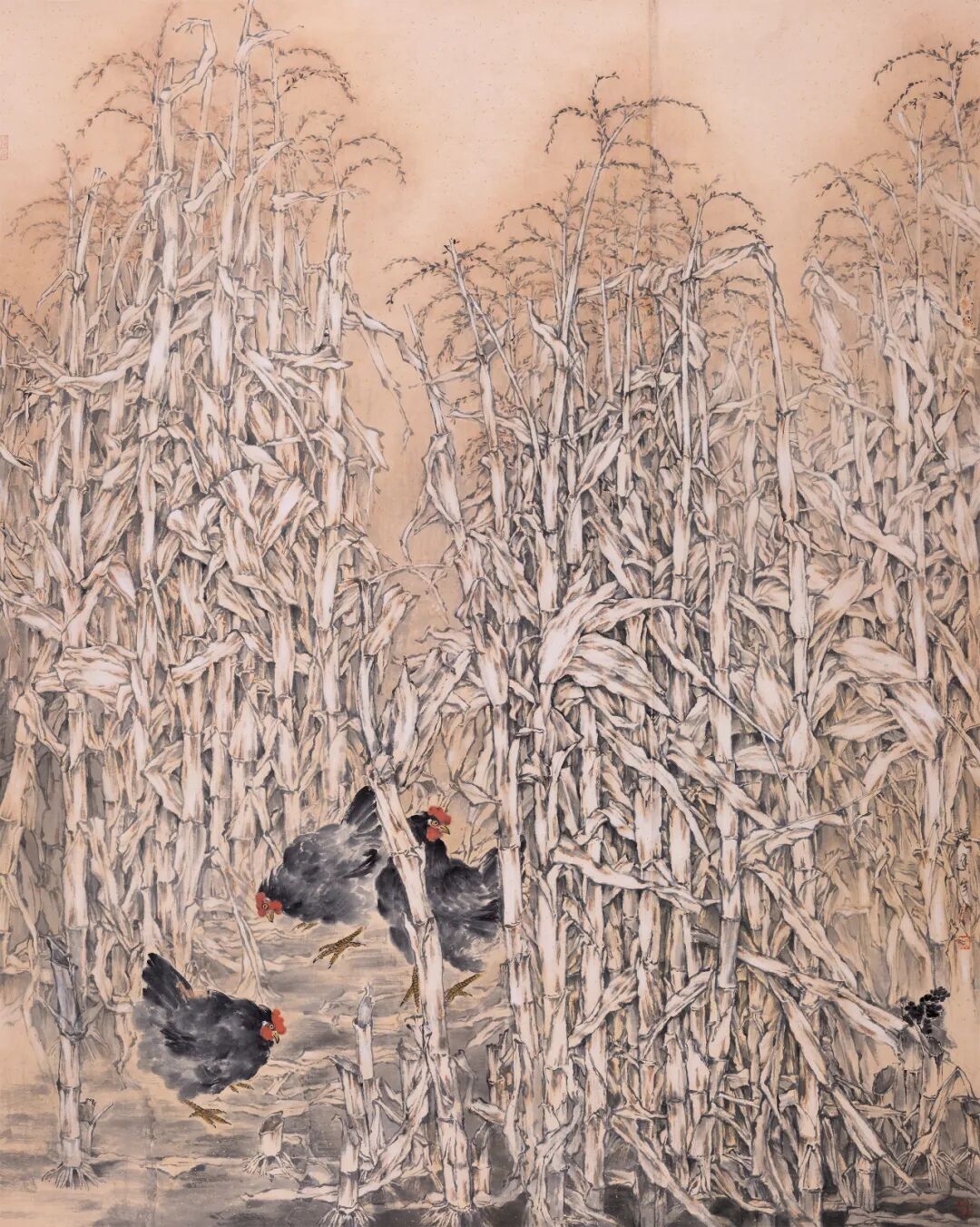 33著名画家,美术批评家,《中国美术》主编徐恩存这样评价范建宇的画