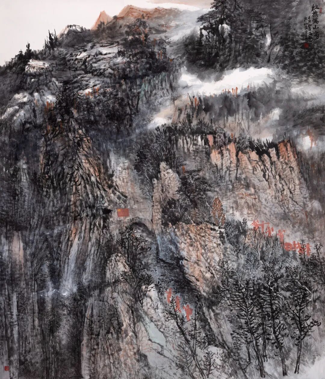 艺报国画名家丨姚海歌:描绘太行胜景,彰显时代气象-泰丰艺术商城-泰丰