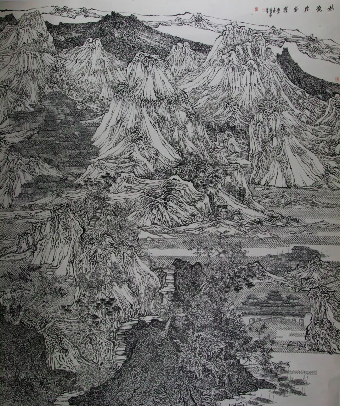 聚焦名家丨叶善华:弄墨逸情,醉心山水