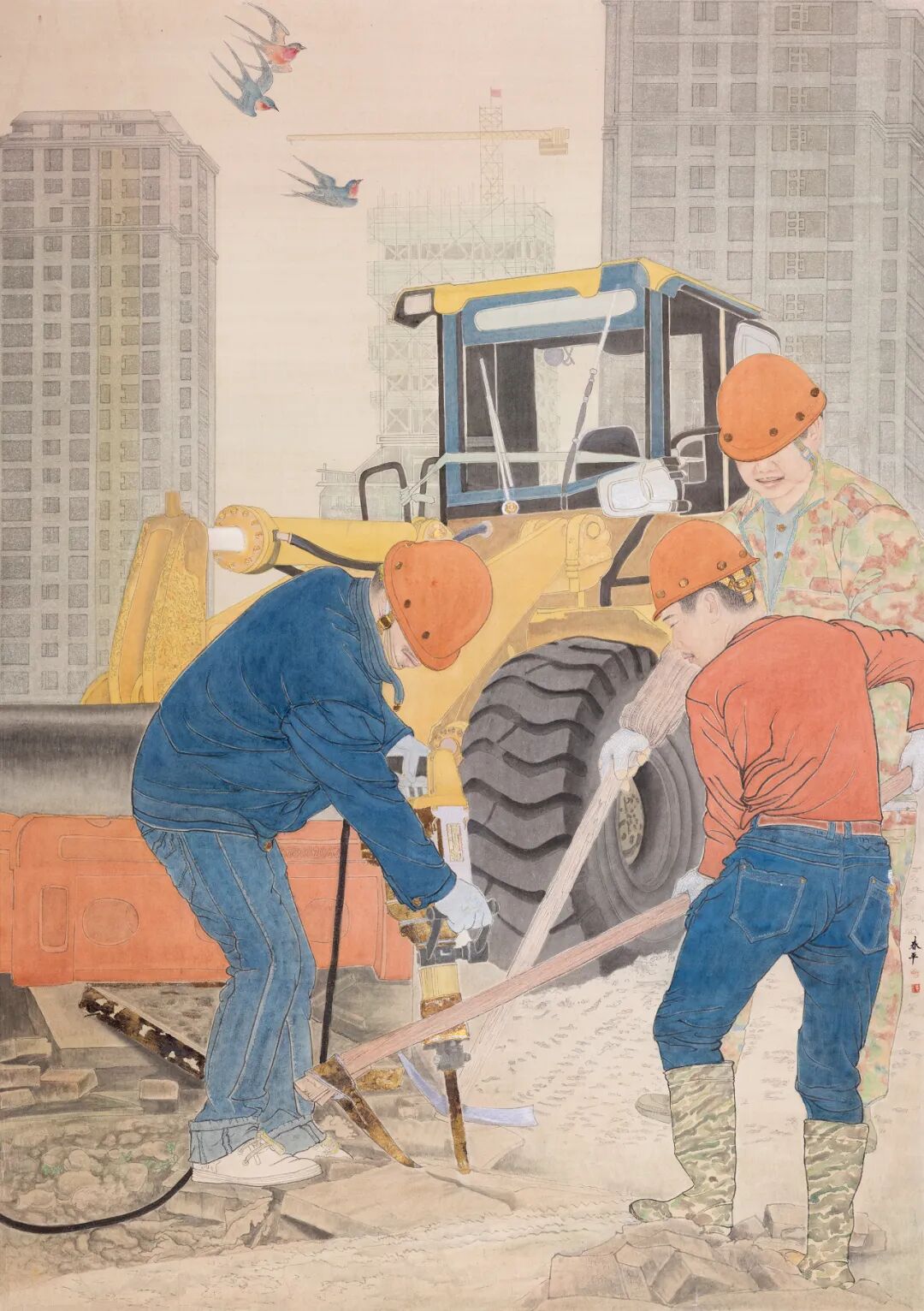 国画名家丨徐春平:自然凝练笔墨描绘时代画卷