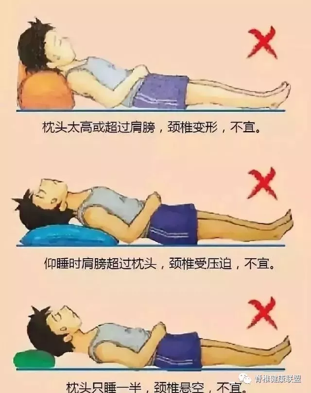 你的睡觉姿势直接影响你的颈椎 你的睡觉姿势直接影响你的颈椎