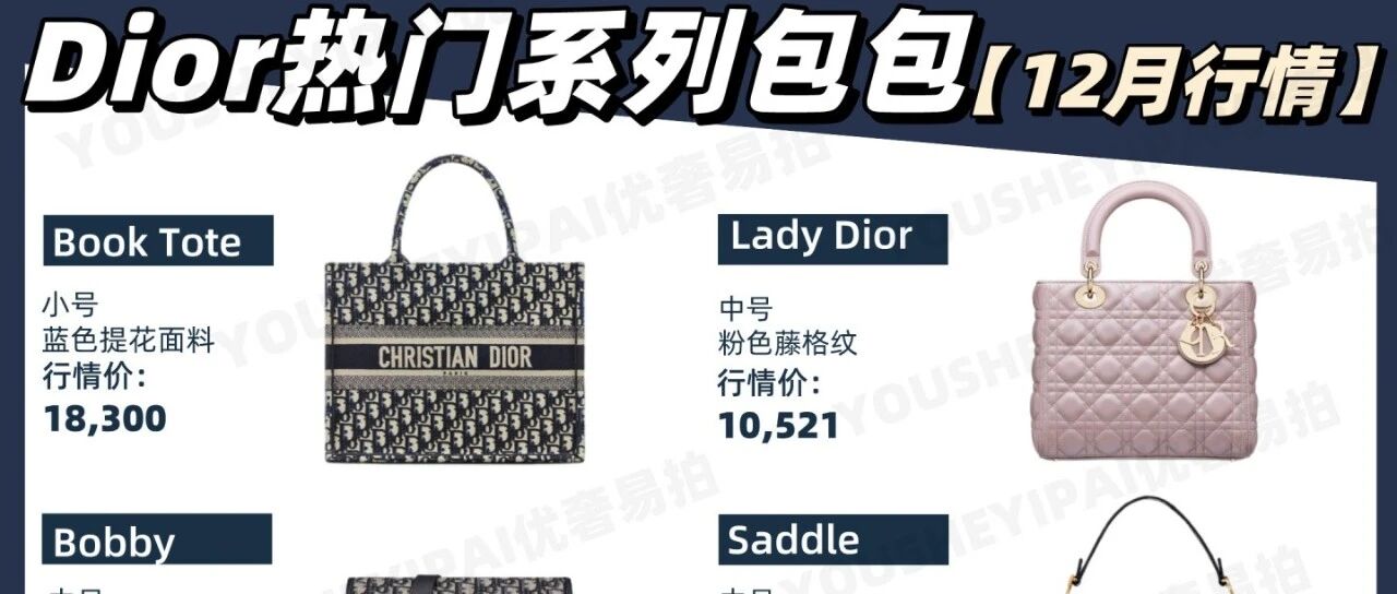Dior包包12月最新行情