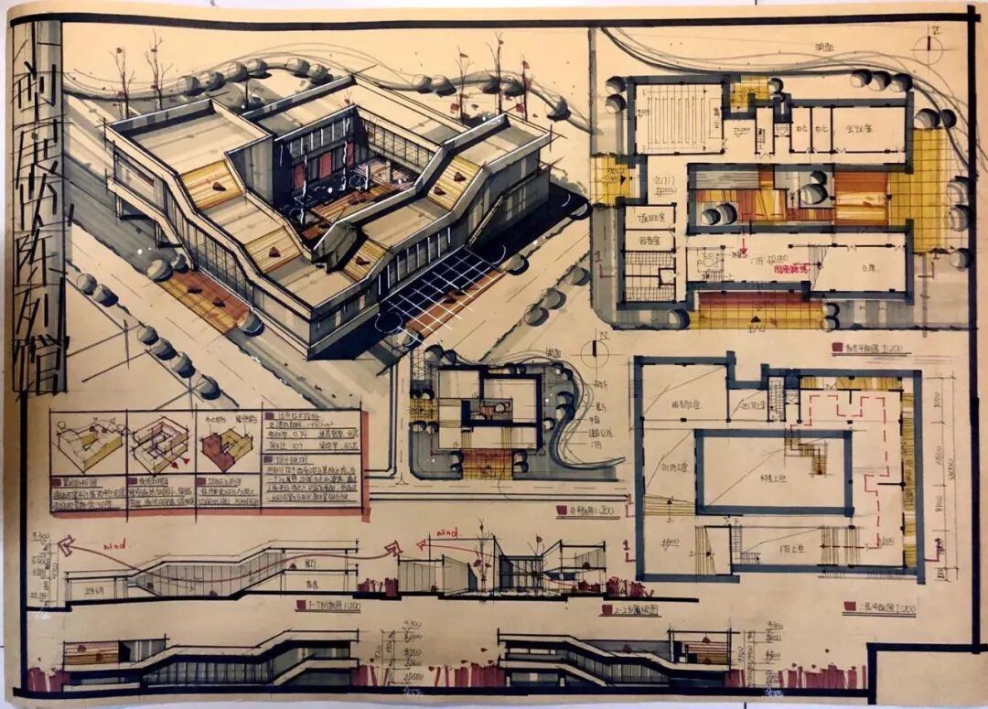 建筑学考研:高分建筑快题设计推荐风格
