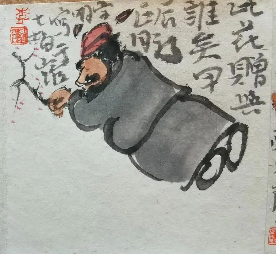 梅花落丨山东美协顾问李学明书画作品欣赏