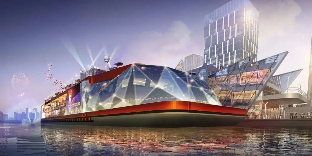 全玻璃幕墙设计 中国也能造这么漂亮的游轮 黑龙江华杰幕墙工程有限公司