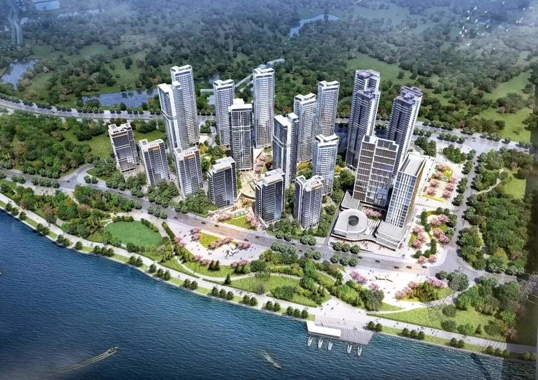 奥园恒基学苑壹号，*付38万起，建面105-225㎡，一线江景豪宅