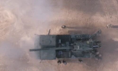 快！准！狠！ 新型轮式火炮亮剑大漠戈壁