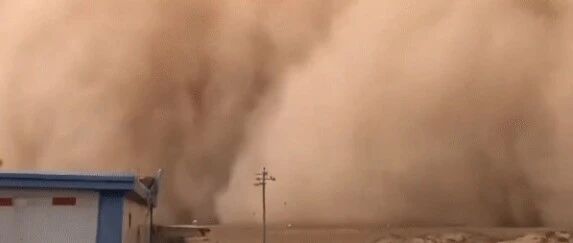 沙尘暴黄色预警!