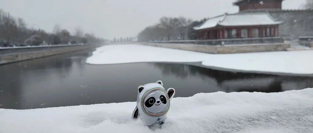 虎年北京第一场雪！冰墩墩也去故宫拍照啦！