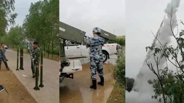 南方洪水东北干旱！沈阳旱情加剧，发射180枚增雨弹