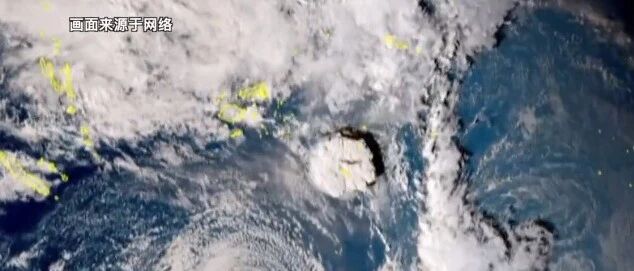 卫星实拍海底火山爆发！多国发海啸预警