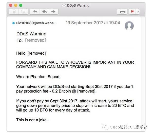 就在明天！  Ghost Group 将对数千家收到勒索邮件但未付款的公司发起 DDOS 攻击！