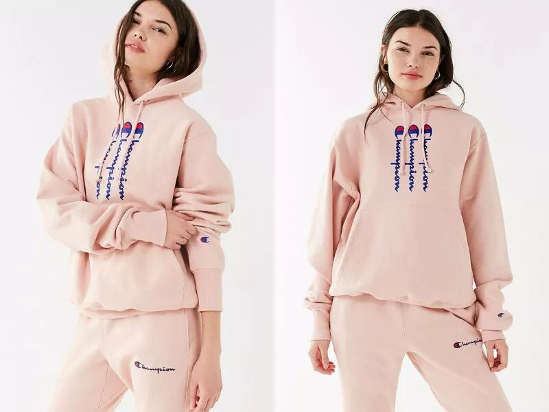 champion & uo novelty graphic hoodie sweatshirt