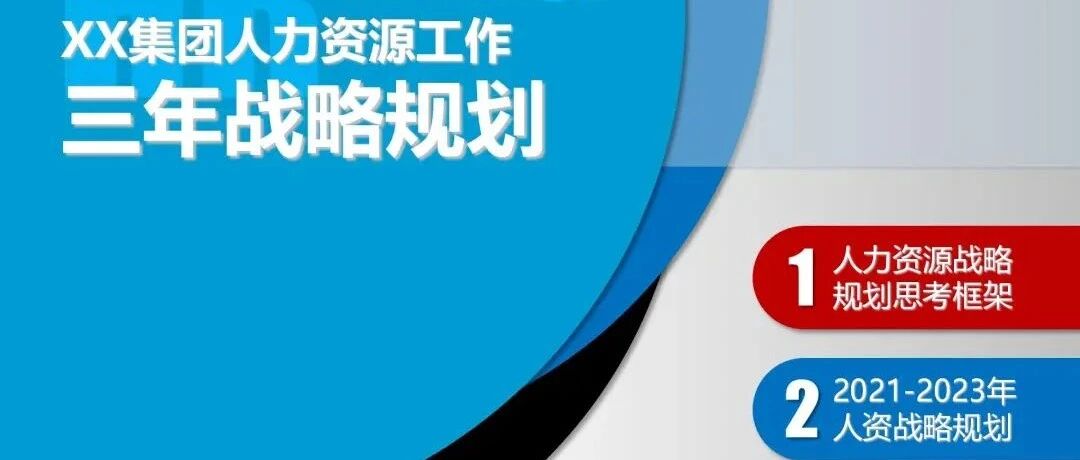 集团公司人力资源工作三年规划