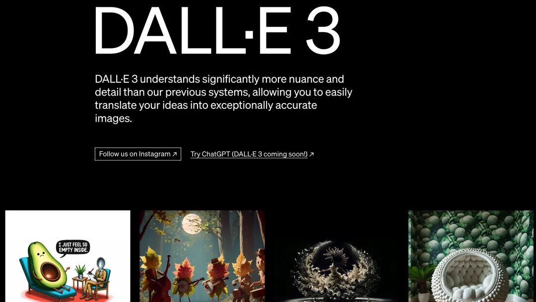 奇迹降临！OpenAI推出了DALL.E 3+ChatGPT，AI绘画引起了热潮的爆发