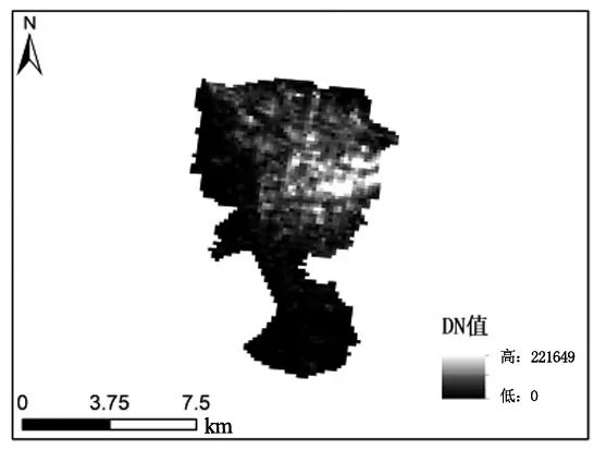 珞珈一号卫星夜光数据的郑州建成区识别与分析的图15