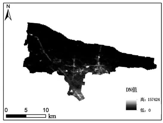 珞珈一号卫星夜光数据的郑州建成区识别与分析的图14