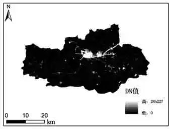 珞珈一号卫星夜光数据的郑州建成区识别与分析的图9