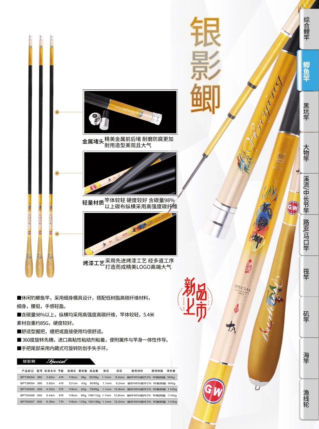 光威,【光威钓具】鲫鱼竿系列 - 光威官方旗舰店