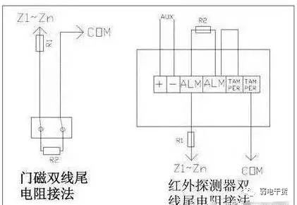有线防盗报警系统工作原理及接线方式(图11) 图片