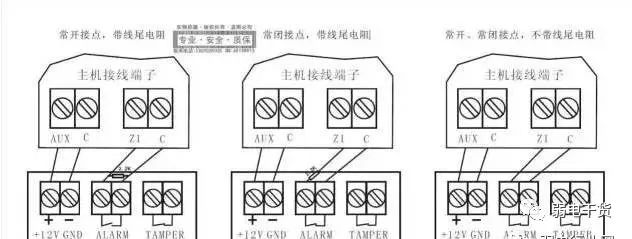 有线防盗报警系统工作原理及接线方式(图5) 图片
