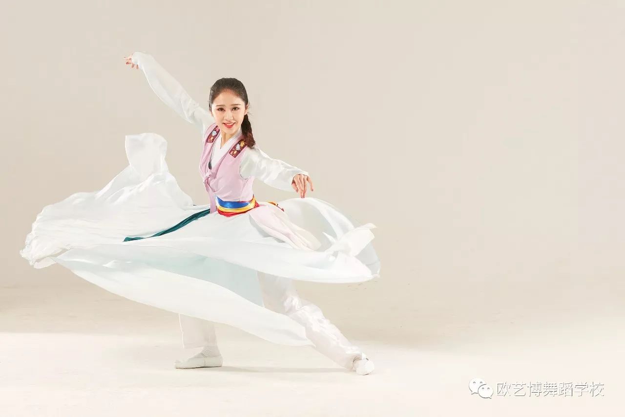 朝鲜族双扇舞图片