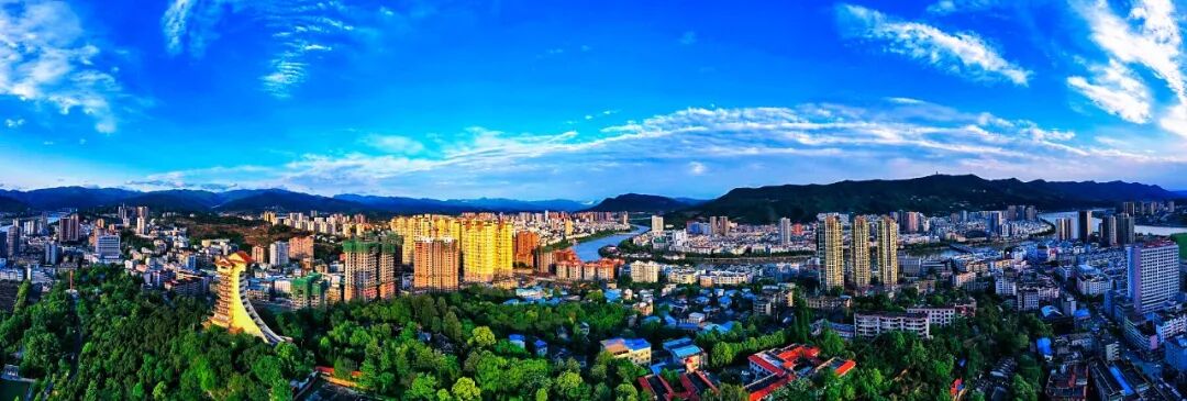 航拍广元喜迎建党100周年鸟瞰美丽广元看女皇故里家乡巨变