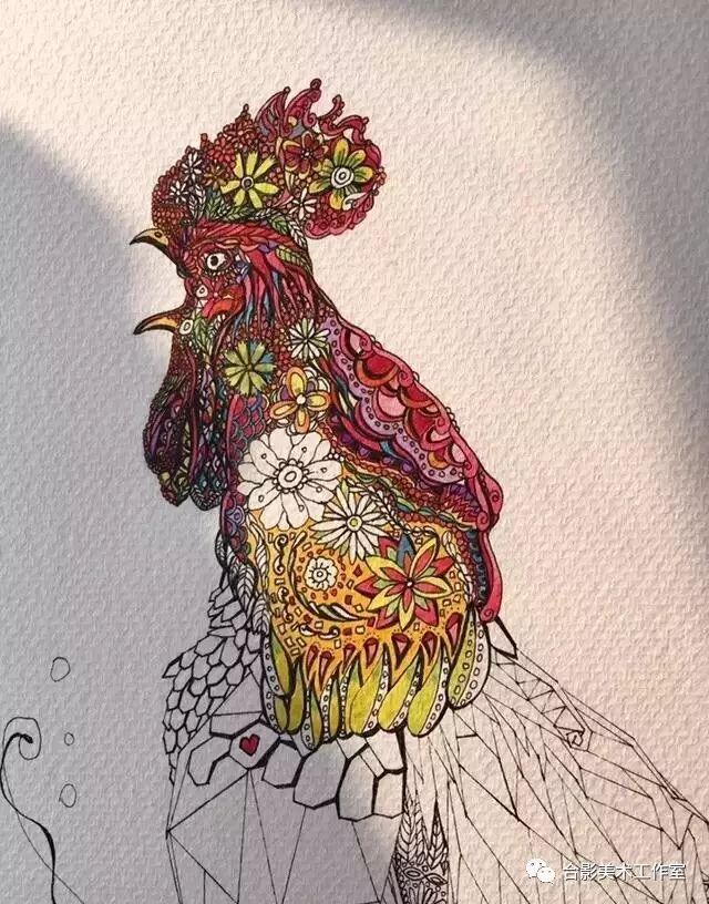 教你来画装饰画