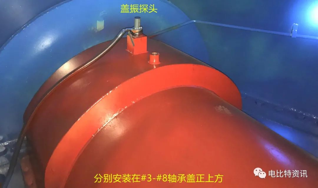圖說汽輪機本體各監視探頭的圖12