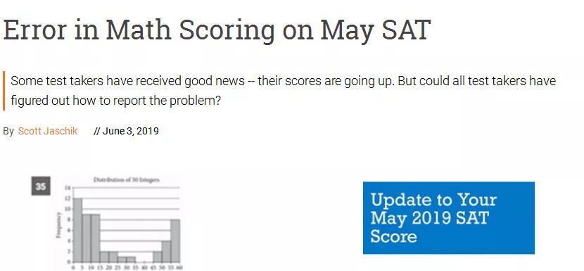 5月北美SAT考试790分忽然变成800分！CB发生了什么？(图1)